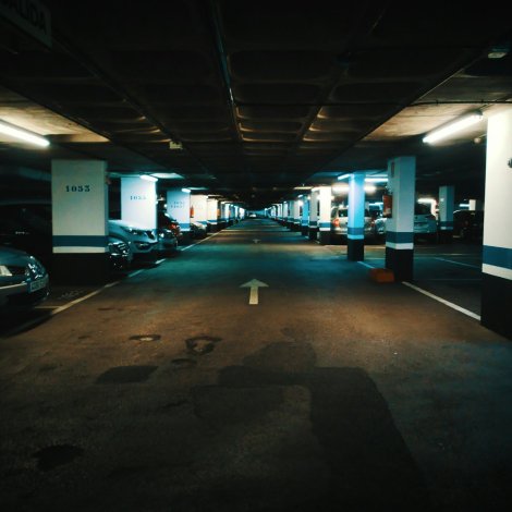 cars parked in parking lot